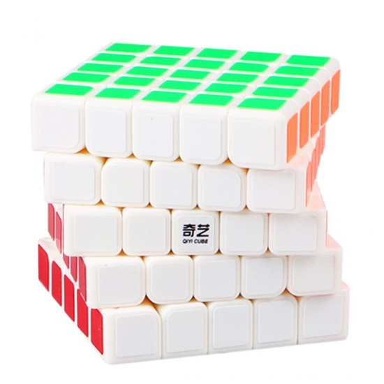 Cub Magic 5x5x5, QiYi Mofange Qizheng, White, 401CUB-1 Cub Magic 5x5x5, QiYi Mofange Qizheng, White, 401CUB-1