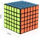 Cub Magic 6x6x6 Moyu MoFang Meilong, Black, 440CUB-1 Cub Magic 6x6x6 Moyu MoFang Meilong, Black, 440CUB-1