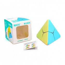 Cub Magic Moyu Corner Twist Pyraminx macaron, Stickerless, 403CUB-1 Cub Magic Moyu Corner Twist Pyraminx macaron, Stickerless, 403CUB-1