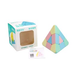 Cub Magic Moyu Triangle Pyraminx macaron, Stickerless, 439CUB-1 Cub Magic Moyu Triangle Pyraminx macaron, Stickerless, 439CUB-1