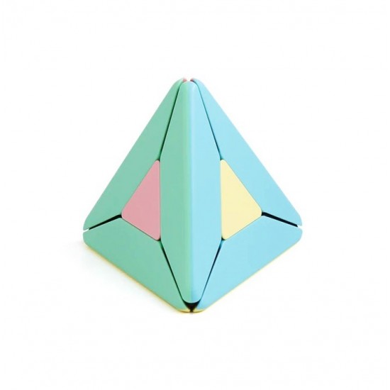 Cub Magic Moyu Windmill Pyraminx macaron, Stickerless, 438CUB-1 Cub Magic Moyu Windmill Pyraminx macaron, Stickerless, 438CUB-1
