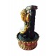 Fantana arteziana, cu buton On/off, Buddha, bila si leduri, 40 cm, XL1923 Fantana arteziana, cu buton On/off, Buddha, bila si leduri, 40 cm, XL1923