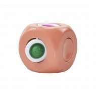Fidget Spinner, 3 în 1 Magic Gyro, 7 cm, Roz, LTOY9