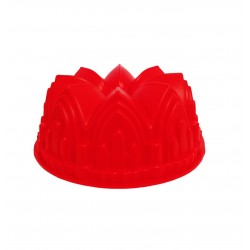 Forma din silicon pentru chec, cozonac pane, Blat tort, Rosu, 22 cm , 278COF