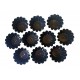 Forma pentru Savarine, Set 10 cavitati, Negru, 10 cm, 400COF Forma pentru Savarine, Set 10 cavitati, Negru, 10 cm, 400COF