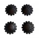 Forma pentru Savarine, Set 4 cavitati, Gri, 10 cm, 327COF Forma pentru Savarine, Set 4 cavitati, Gri, 10 cm, 327COF
