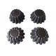 Forma pentru Savarine, Set 4 cavitati, Gri, 10 cm, 327COF Forma pentru Savarine, Set 4 cavitati, Gri, 10 cm, 327COF