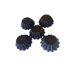 Forma pentru Savarine, Set 5 cavitati, Negru, 10 cm, 399COF Forma pentru Savarine, Set 5 cavitati, Negru, 10 cm, 399COF