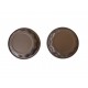 Forma pentru Tarte, Set 2 forme, Rotund, Maro, 10 cm, 404COF Forma pentru Tarte, Set 2 forme, Rotund, Maro, 10 cm, 404COF