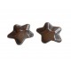 Forma pentru Tarte, Set 2 forme, Stea, Maro, 10 cm, 405COF