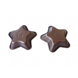 Forma pentru Tarte, Set 2 forme, Stea, Maro, 10 cm, 405COF Forma pentru Tarte, Set 2 forme, Stea, Maro, 10 cm, 405COF