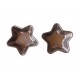Forma pentru Tarte, Set 2 forme, Stea, Maro, 10 cm, 405COF