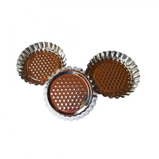 Forma pentru Tarte, Set 3 cavitati, 8 cm, 380COF Forma pentru Tarte, Set 3 cavitati, 8 cm, 380COF