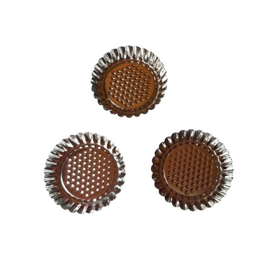 Forma pentru Tarte, Set 3 cavitati, 8 cm, 380COF Forma pentru Tarte, Set 3 cavitati, 8 cm, 380COF