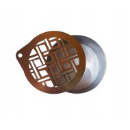Forma pentru prajituri, Rotund cu sablon de ornat, Model geometric, 7.5 cm, 417COF Forma pentru prajituri, Rotund cu sablon de ornat, Model geometric, 7.5 cm, 417COF