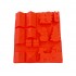 Forma silicon 13 cavitati, Tema Sarbatori de iarna, Pentru prajituri sau Bomboane, Rosu, 27 cm, 241COF