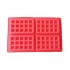 Forma silicon 4 cavitati, Pentru Grofe, Rosu, 28 cm, 233COF