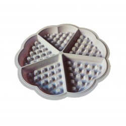 Forma silicon 5 cavitati triunghi, Pentru Grofe, Mov, 21 cm, 254COF