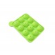 Forma silicon pentru acadele sau bomboane, 12 cavitati, Verde, 17. 5 cm, 429COF