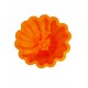 Forma silicon pentru briose, 3 cavitati, Portocaliu, 9 cm, 332COF