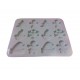 Forma silicon pentru prajituri, 12 cavitati, Sarbatori de iarna, 152COF