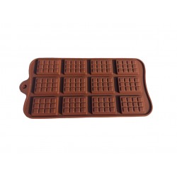 Forma silicon pentru prajituri, Patratele de ciocolata, 175COF