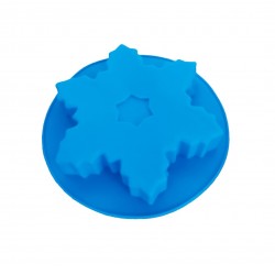 Forma silicon, pentru tarta, Fulg de nea, 22 cm 143COF