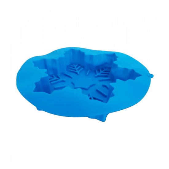 Forma silicon, pentru tarta, Fulg de nea, 22 cm 143COF