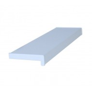Glaf PVC interior pentru ferestre Alb 125 x 20 cm