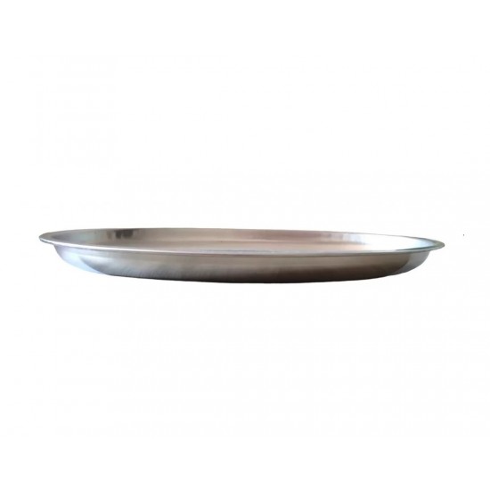 Tava servire de Inox, Argintiu, 39 cm, HML28 Tava servire de Inox, Argintiu, 39 cm, HML28