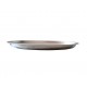 Tava servire de Inox, Argintiu, 39 cm, HML28 Tava servire de Inox, Argintiu, 39 cm, HML28
