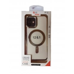 Husa telefon compatibila cu Apple iPhone 12, Silver, 415HT Husa telefon compatibila cu Apple iPhone 12, Silver, 415HT