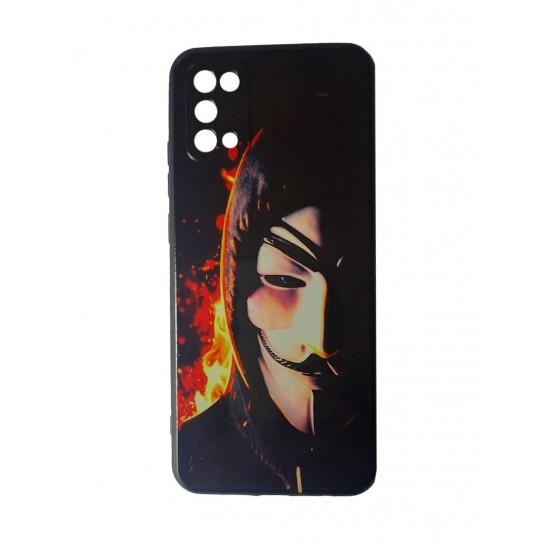 Husa telefon compatibila cu Samsung Galaxy A02s, Antisoc, Anonymus, 358HT Husa telefon compatibila cu Samsung Galaxy A02s, Antisoc, Anonymus, 358HT