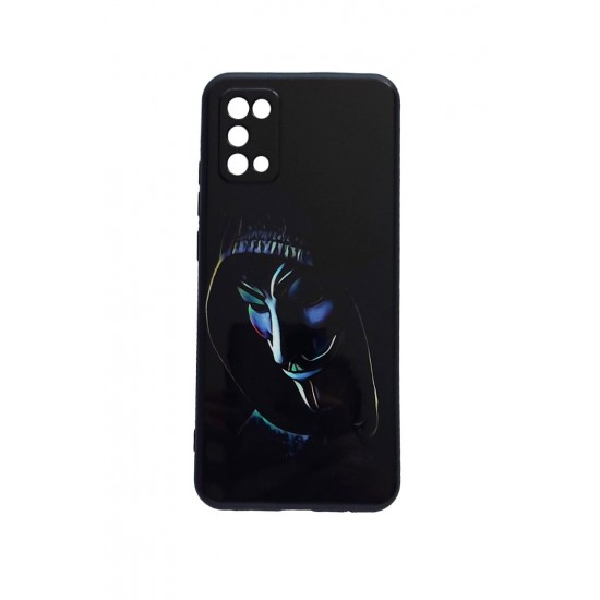 Husa telefon compatibila cu Samsung Galaxy A02s, Antisoc, Anonymus, HT50 Husa telefon compatibila cu Samsung Galaxy A02s, Antisoc, Anonymus, HT50