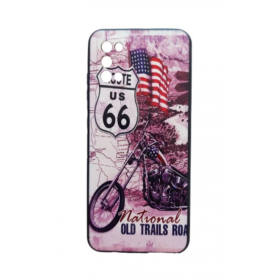 Husa telefon compatibila cu Samsung Galaxy A03s, Antisoc, Route 66, HT41 Husa telefon compatibila cu Samsung Galaxy A03s, Antisoc, Route 66, HT41