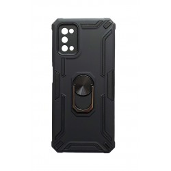 Husa telefon compatibila cu Samsung Galaxy A03s, Powerful, Inel si placuta metalica, HT110