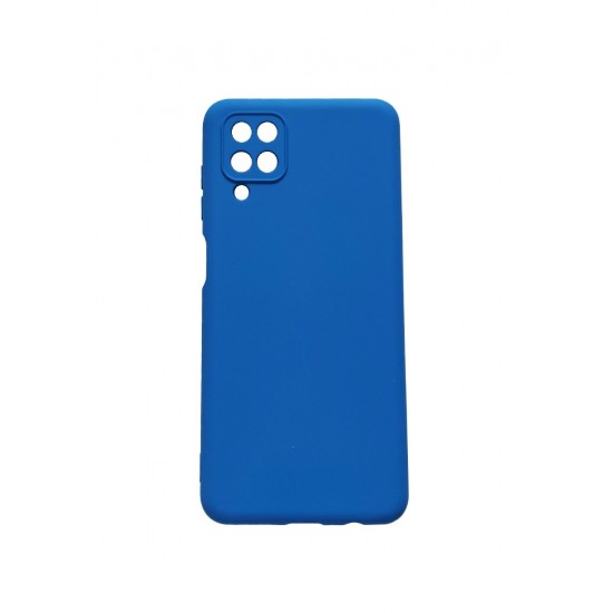 Husa telefon compatibila cu Samsung Galaxy A12, Albastru, Cu interior de catifea, 217HT