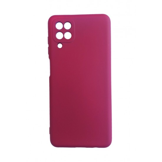 Husa telefon compatibila cu Samsung Galaxy A12, Visiniu, Cu interior de catifea, 385HT Husa telefon compatibila cu Samsung Galaxy A12, Visiniu, Cu interior de catifea, 385HT