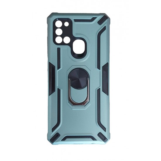 Husa telefon compatibila cu Samsung Galaxy A21s, Powerful, Inel si placuta metalica, 436HT Husa telefon compatibila cu Samsung Galaxy A21s, Powerful, Inel si placuta metalica, 436HT