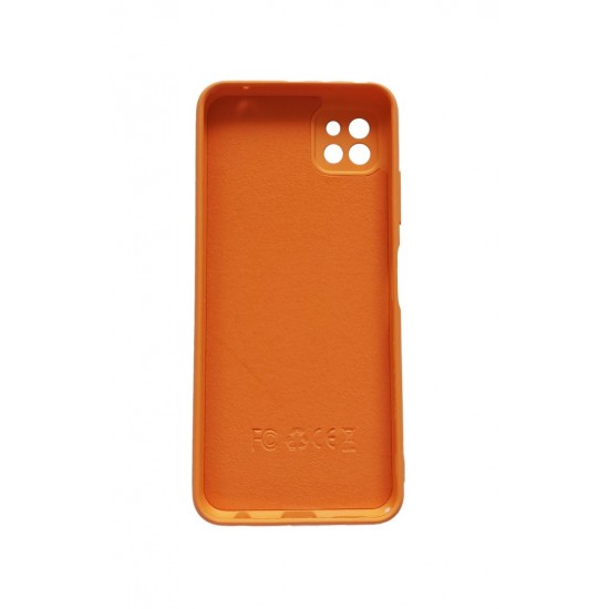Husa telefon compatibila cu Samsung Galaxy A22 5G, Portocaliu, Cu interior de catifea, 163HT Husa telefon compatibila cu Samsung Galaxy A22 5G, Portocaliu, Cu interior de catifea, 163HT