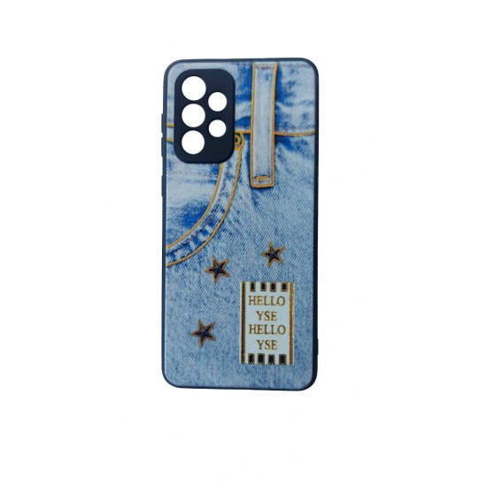 Husa telefon compatibila cu Samsung Galaxy A53 G, Albastru, Hello, 302HT Husa telefon compatibila cu Samsung Galaxy A53 G, Albastru, Hello, 302HT