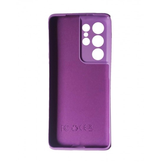 Husa telefon compatibila cu Samsung Galaxy S21 Ultra, Mov, Cu interior de catifea, 382HT Husa telefon compatibila cu Samsung Galaxy S21 Ultra, Mov, Cu interior de catifea, 382HT