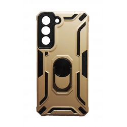 Husa telefon compatibila cu Samsung Galaxy S22 Plus, Powerful, Inel si placuta metalica, HT100