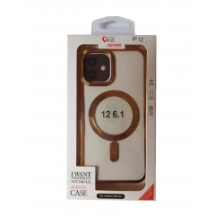 Husa telefon compatibila cu Apple iPhone 12, Gold, 396HT Husa telefon compatibila cu Apple iPhone 12, Gold, 396HT