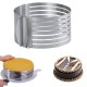Inel feliator blat de tort ajustabil 8 cm, 24-30 cm, otel inoxidabil, 146COF Inel feliator blat de tort ajustabil 8 cm, 24-30 cm, otel inoxidabil, 146COF