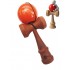 Kendama din lemn natural, Bila lemn + Sticker pentru telefon, 145KD