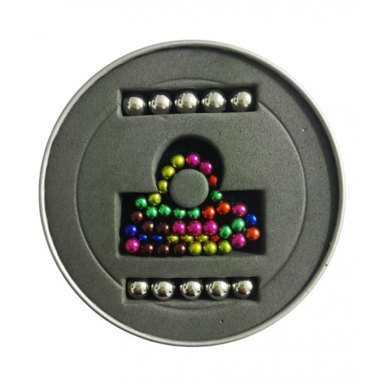 Puzzle bile magnetice antistres, 50 de piese, LTOY60-4 Puzzle bile magnetice antistres, 50 de piese, LTOY60-4