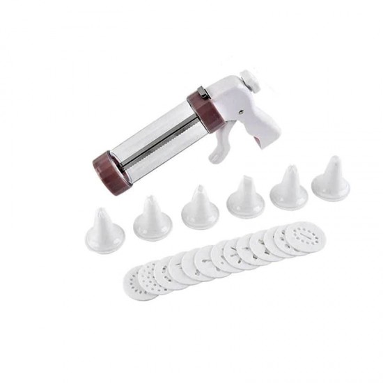 Presa pentru biscuiti, 23 piese, Gri, HML48 Presa pentru biscuiti, 23 piese, Gri, HML48