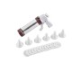 Presa pentru biscuiti, 23 piese, Gri, HML48 Presa pentru biscuiti, 23 piese, Gri, HML48