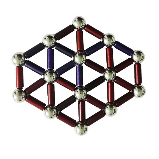 Puzzle bile magnetice antistres, 40 de piese, LTOY60 Puzzle bile magnetice antistres, 40 de piese, LTOY60